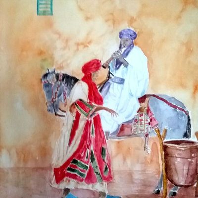 Músicos senegaleses