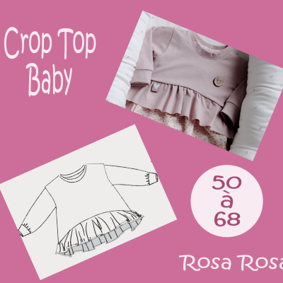 Crop top baby de Rosa Rosa