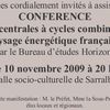 10 Novembre 2009 : conférence organisée par l' ADPSE : Impact des centrales à gaz...