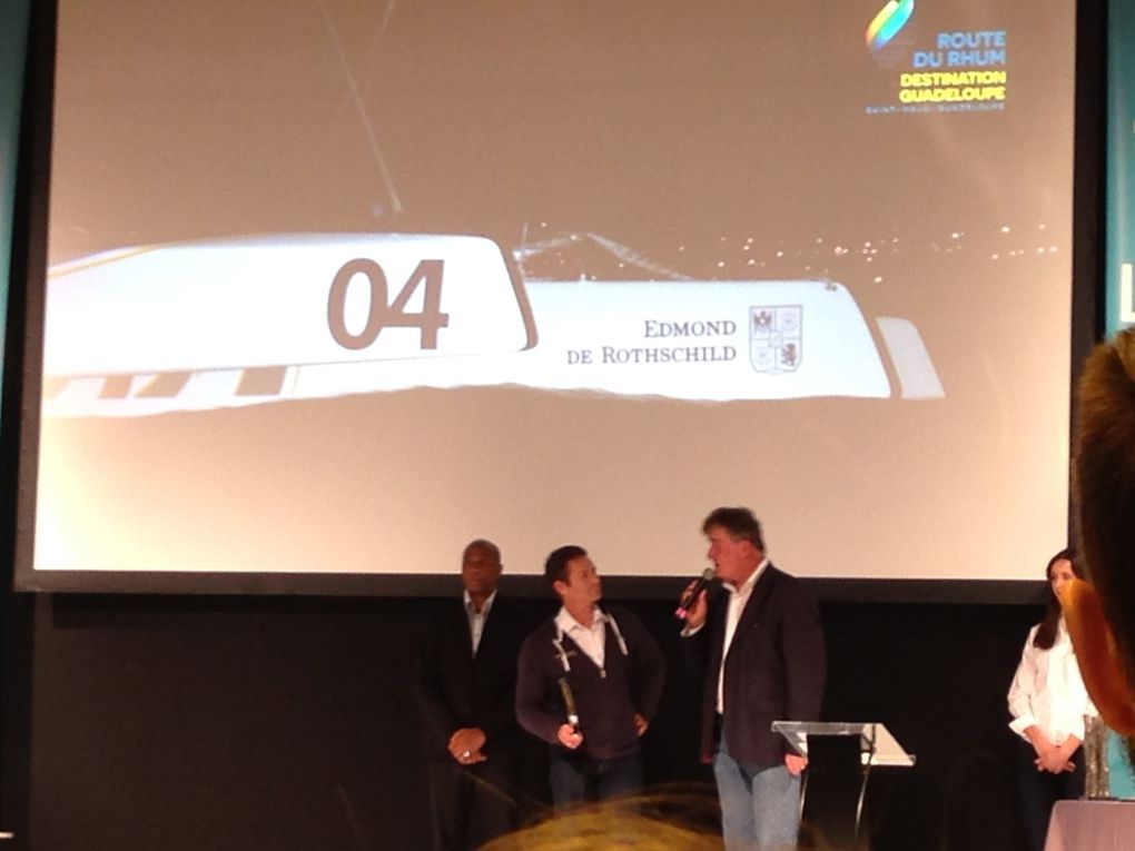 Salon nautique : Mon diaporama de la remise des prix de la Route du Rhum 2014