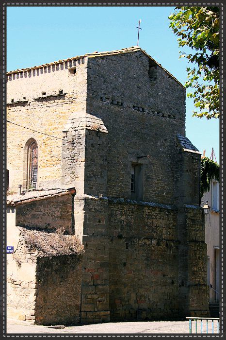 Diaporama église fortifiée de Villegailhenc