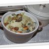 Emincé de poulet au riesling et aux champignons