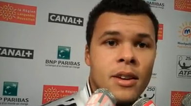 Montpellier - Interview de Jo-Wifried Tsonga (29/10/2010)