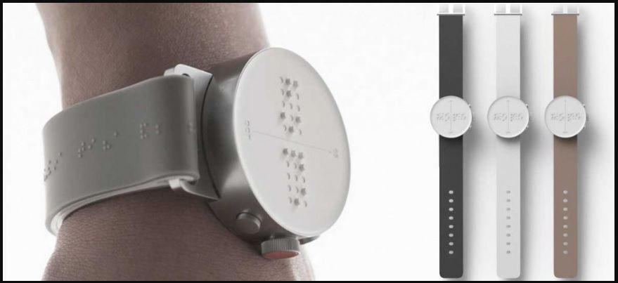 Innovation high-tech : la première montre connectée en braille 