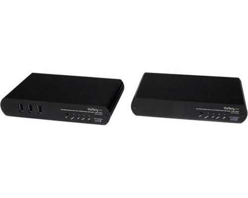 StarTech.com USB DVI KVM Console IP Extender over Cat5 with Audio - 1680x1050 330 ft (100m) (SV565LANDUA) KVM Switch