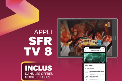 SFR Caraïbe : L'application « SFR TV8 » est désormais disponible !