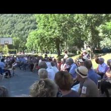 Colmars les Alpes , vidéo discours de Magali Surle Girieud  et extrait du concert de la musique des sapeurs pompiers du Var 