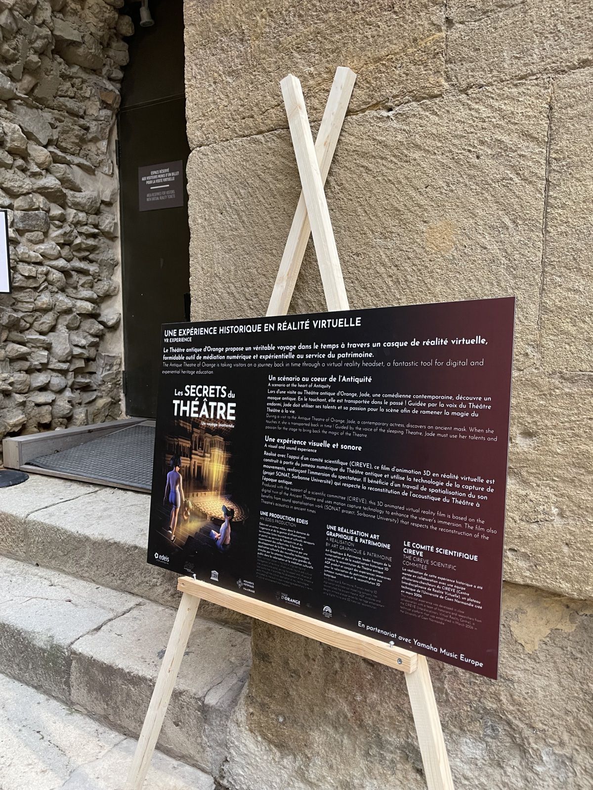 Voyage inattendu Théâtre Antique d'Orange