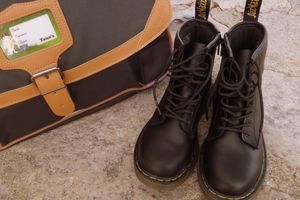 Dr. Martens et Tann's pour sa rentrée au CP !