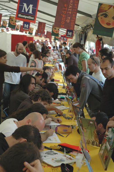 Quelques photos prises sur le stand Album lors de la CDL 2008..