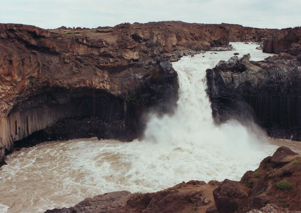 photos scannées de notre voyage en Islande l'été 1995