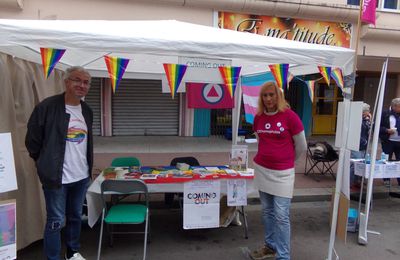 L'association Coming out et SOS homophobie Elbeuf sur fête 2019
