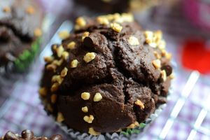 Muffins double chocolat