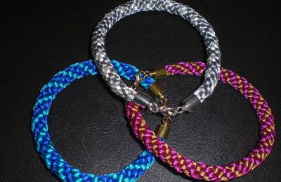 KUMIHIMO : bracelets tressés