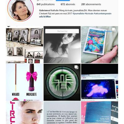 Mon compte Instagram : galeriemoi, suivez-moi (je bouge beaucoup...intellectuellement)
