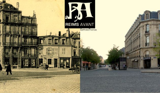 Vue du parvis vers la rue Libergier