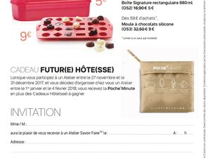 Decembre chez Tupperware