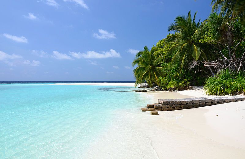 Une plage des Maldives