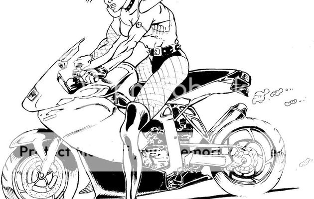 Lilith à moto
