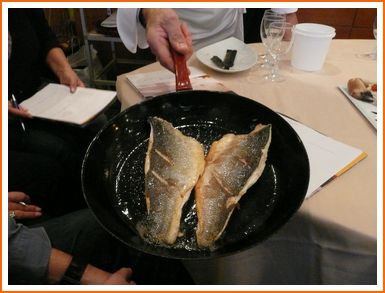 Démonstration de cuisine organisée par l'Institut Nignon àl'hôtel océania