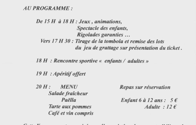 Kermesse des écoles de Tournon à la salle des Sports.