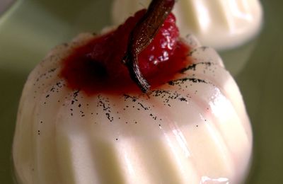 Panna cotta à la vanille de Madagascar