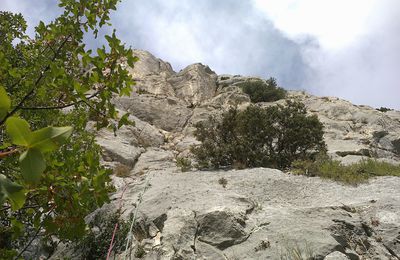 Dièdre de l'Eglantine puis Arête des Aigles