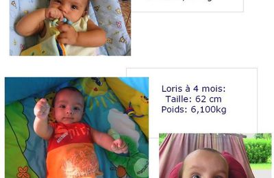 LORIS, 4 MOIS; LE BILAN