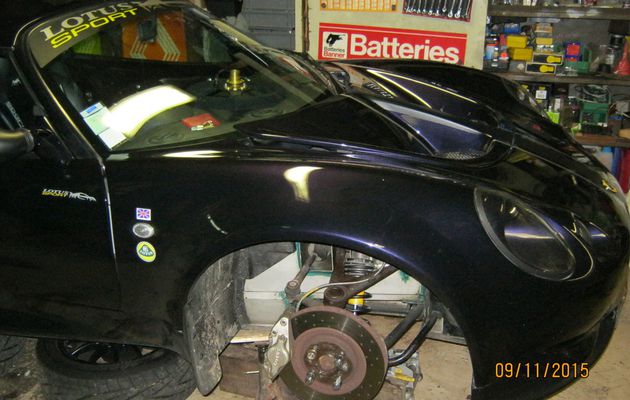 conversion Lotus Elise S1, RHD vers LHD