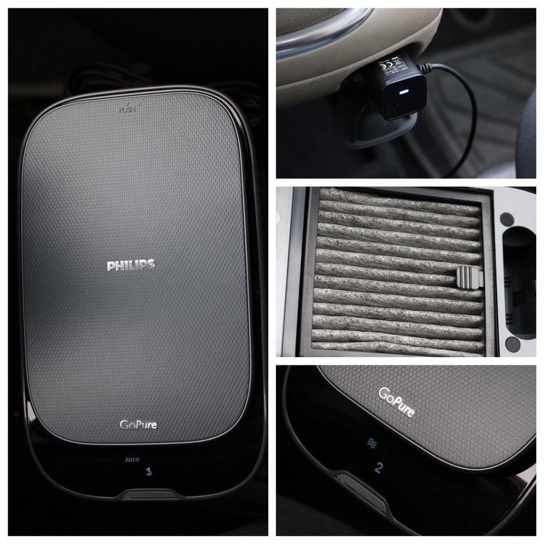 Le purificateur d'air GoPure de Philips pour voiture