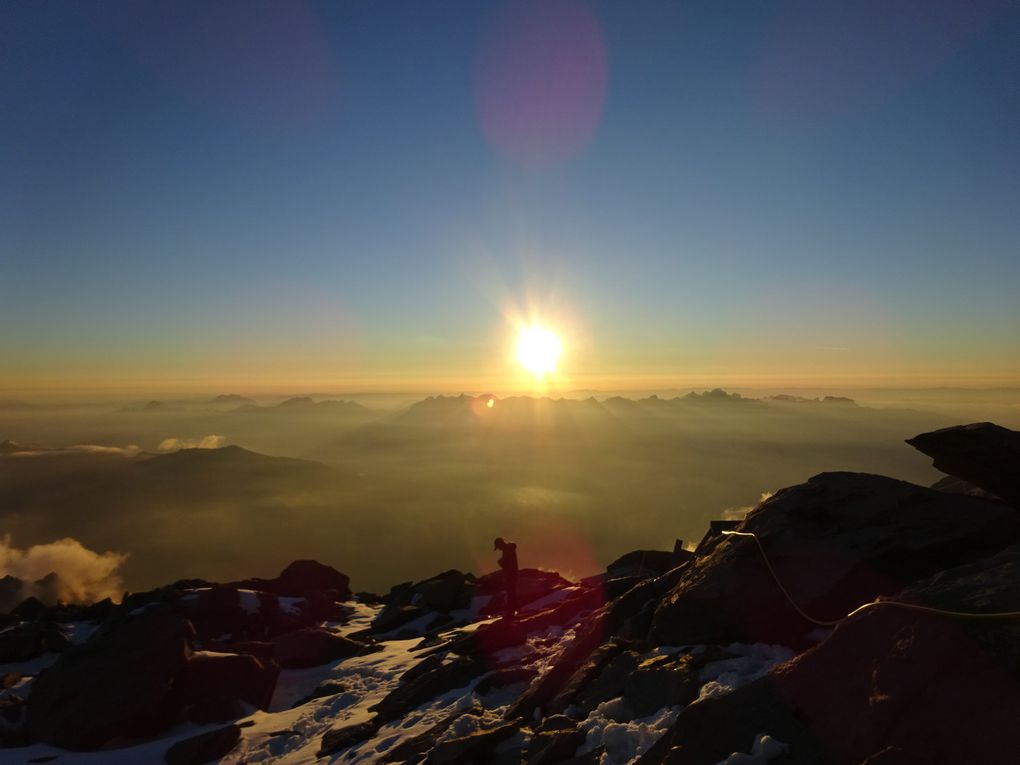 Diaporama début coucher du soleil depuis Durier...féérique !