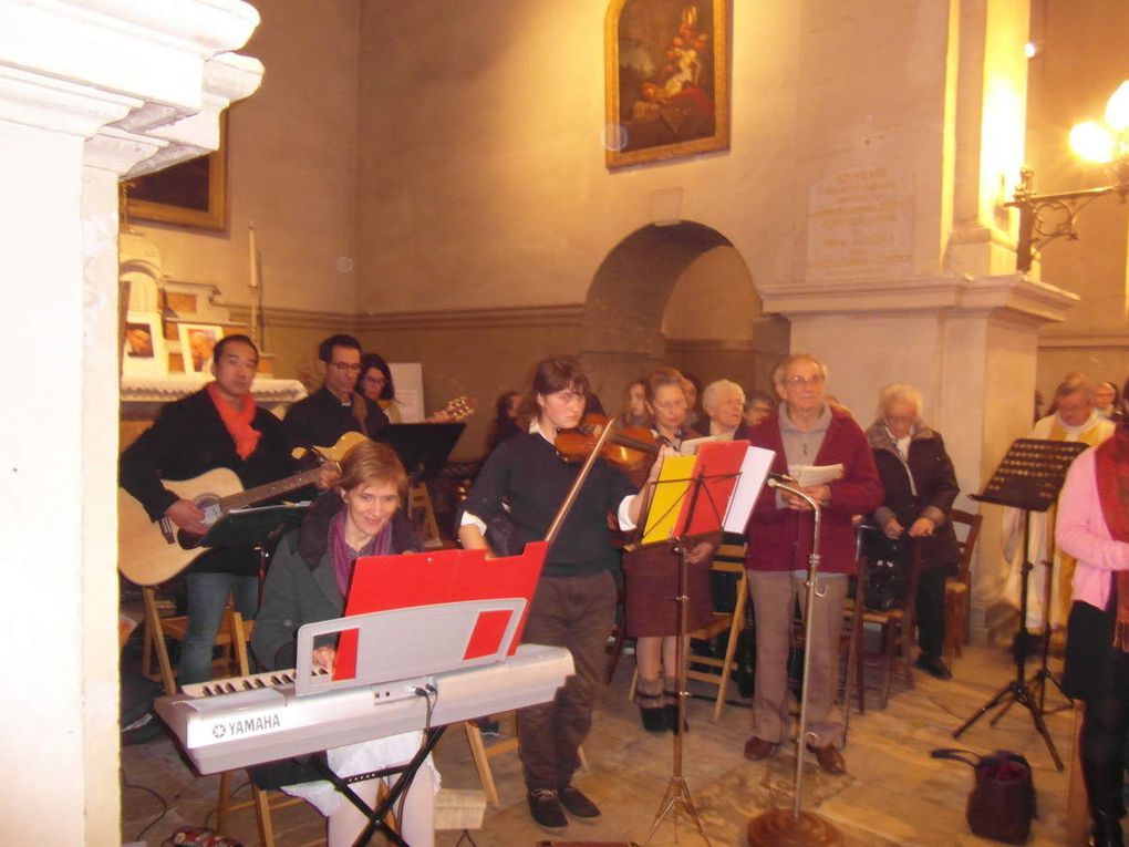 Remerciment et les personnes qui ont animé la Messe