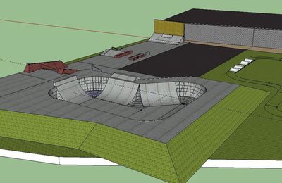 Nouveau plans pour le skatepark