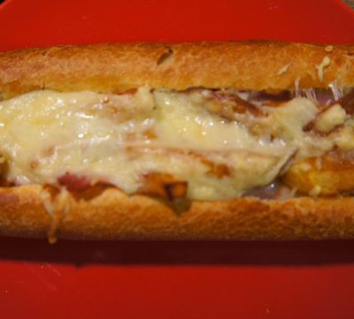 Sandwich Américain jambon gratiné de la Réunion (974)