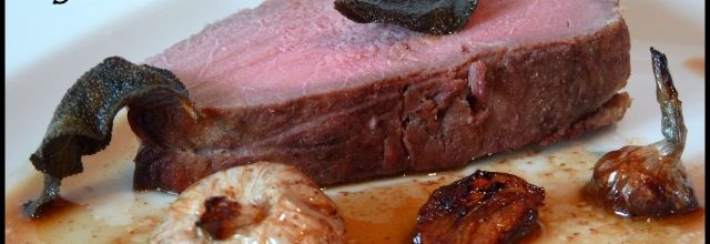Rôti de Veau à la Sauge et ses oignons nouveaux