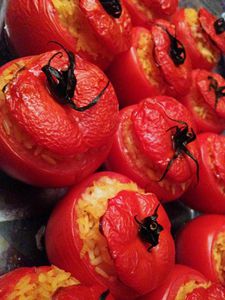 Tomates farcies au riz