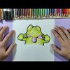 Como dibujar una rana 🐸 paso a paso 10