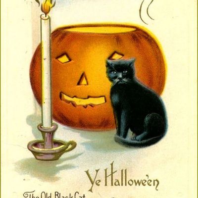 Cartes anciennes Halloween