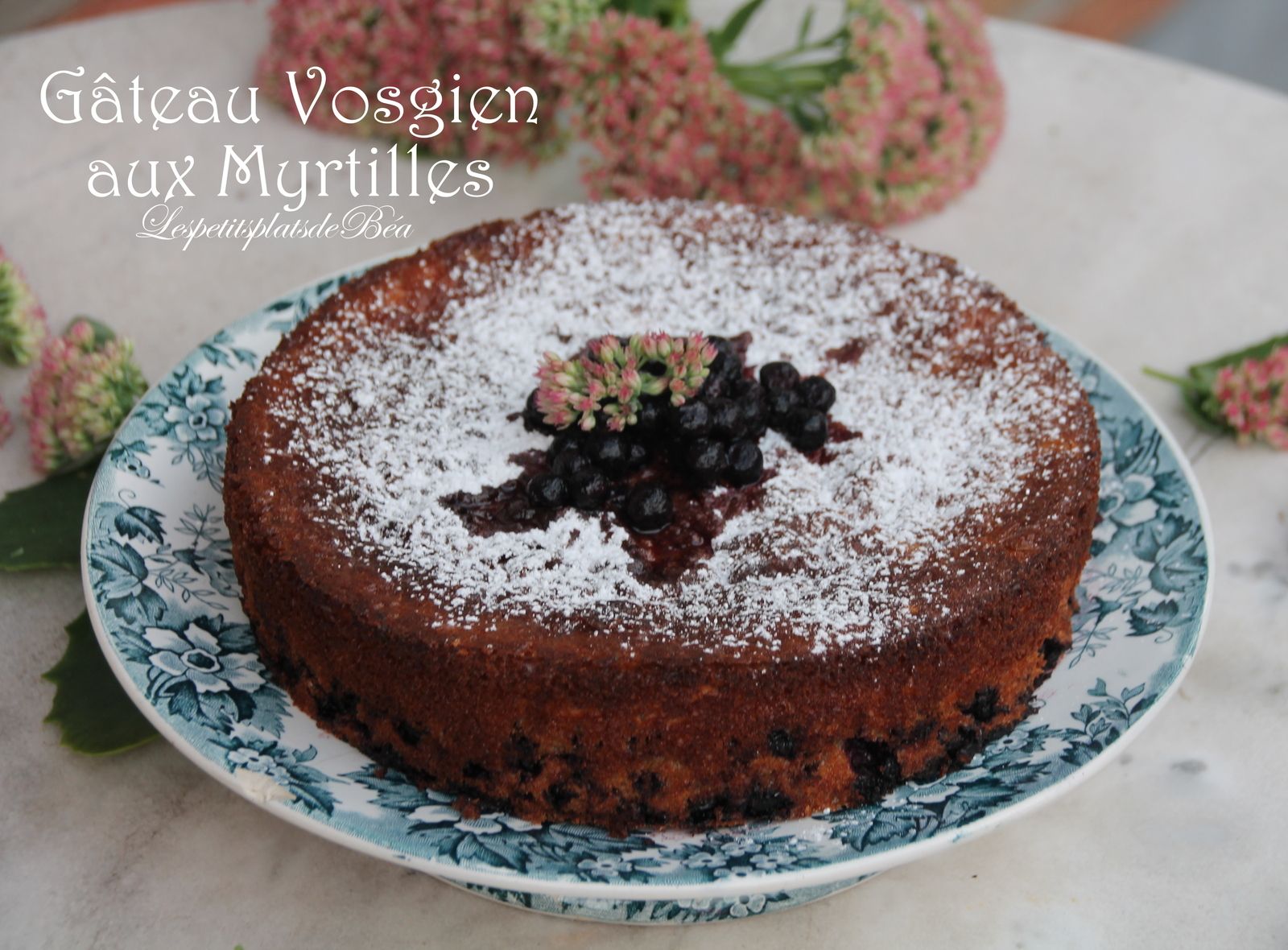 Gâteau vosgien aux myrtilles