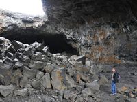 Craters of the moon's caves