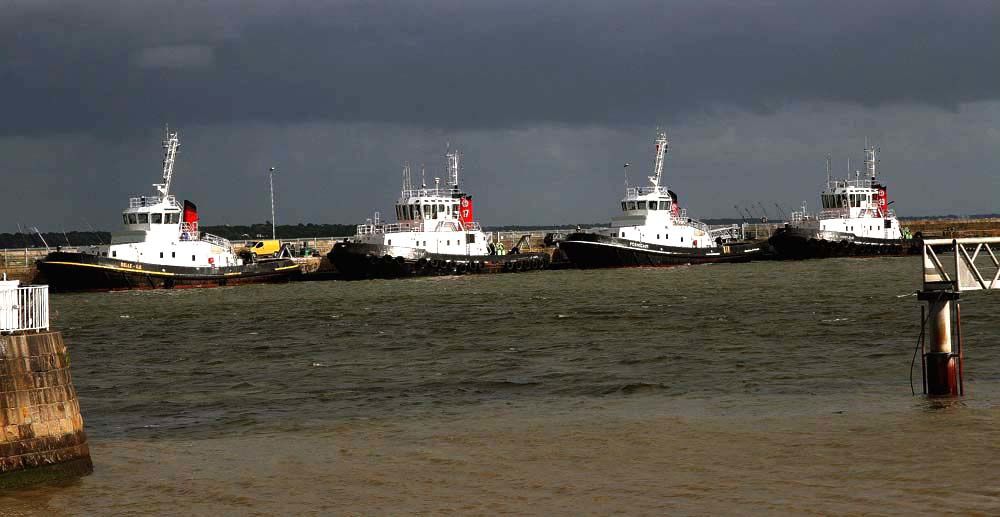 Le port et la ville de Saint-Nazaire