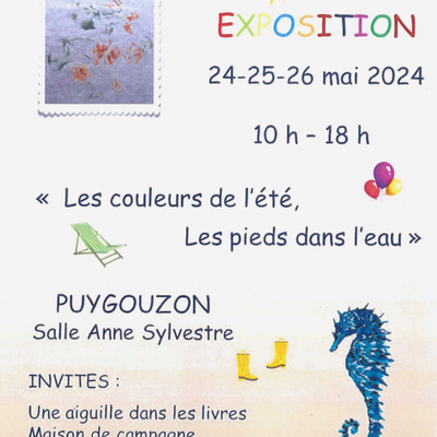 Les couleurs de l'été, les pieds dans l'eau : exposition à Puygouzon (Tarn)