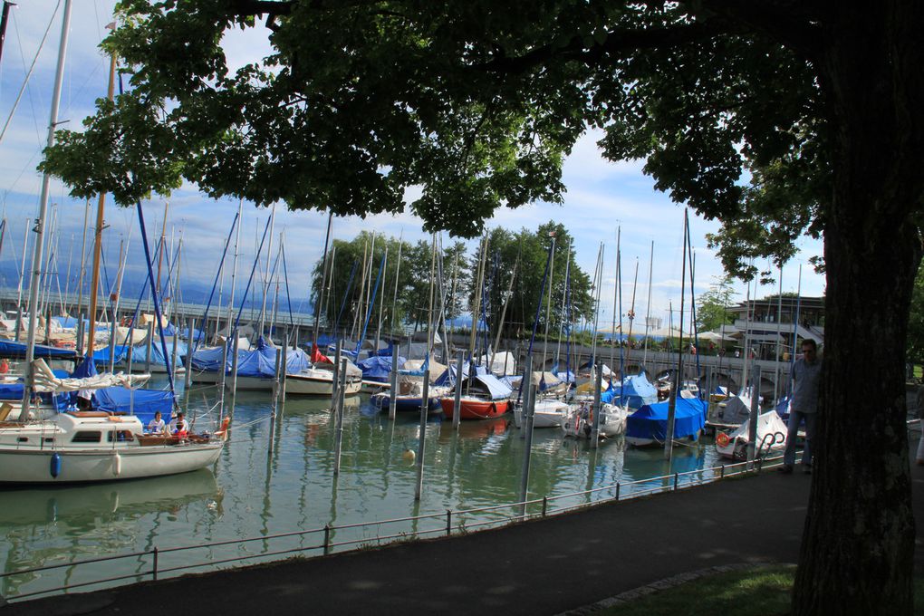 Visite du port de Friedrichshafen et le Zeppelin au bord du Lac de Constance.