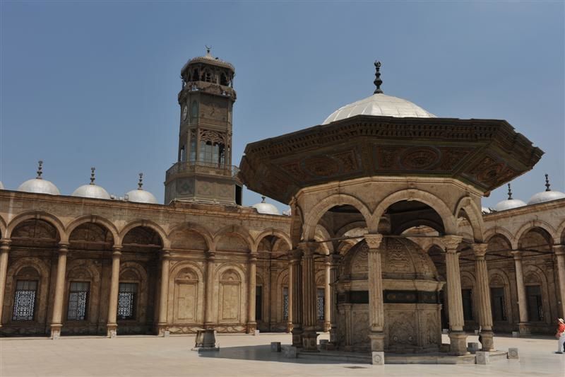 Le Caire, la mosquée de Mohamed Ali et les Pyramides