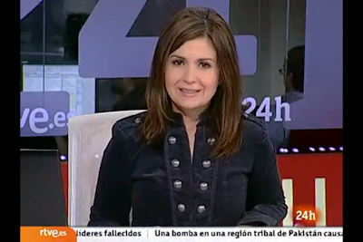 2012 01 10 - ANGELES BRAVO, TVE 24H, TELEDIARIO