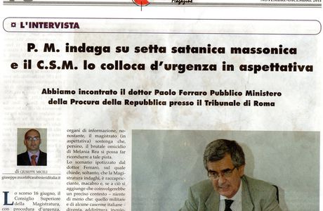  Magazine Carabinieri d'Italia intervista Paolo Ferraro