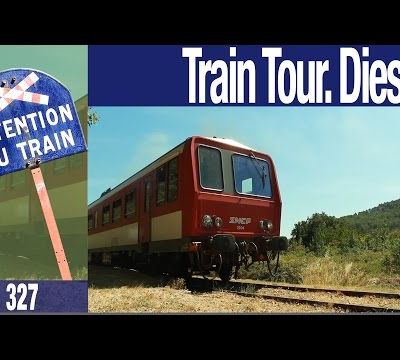 LeTrain Touristique du Centre Var, circulation entre Carnoules et Brignoles