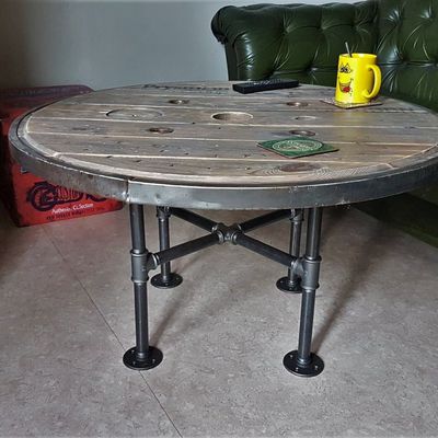 Table basse style industriel