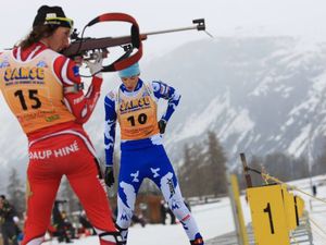 Championnat de France ski de fond et biathlon à bessans.