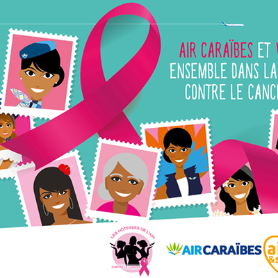 Air Caraïbes hisse le rose contre le cancer du sein